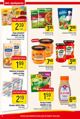 Delikatesy Piotruś Pan - gazetka promocyjna Gazetka od czwartku 09.10 do soboty 18.10 - strona 14