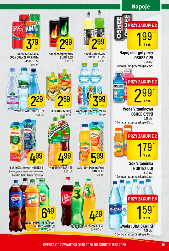 Delikatesy Piotruś Pan - gazetka promocyjna Gazetka od czwartku 09.10 do soboty 18.10 - strona 25