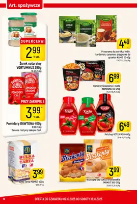 Delikatesy Piotruś Pan - gazetka promocyjna Gazetka od czwartku 09.10 do soboty 18.10 - strona 16