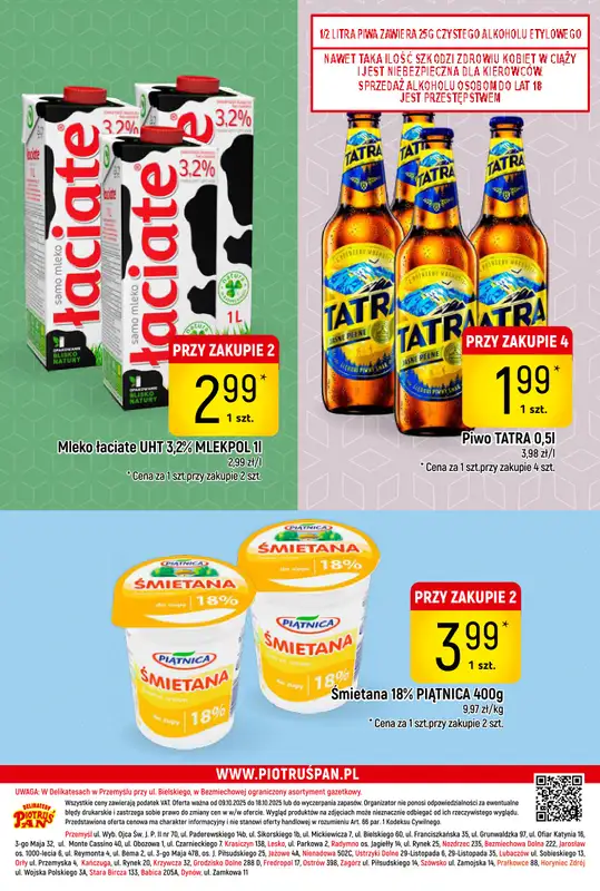 Delikatesy Piotruś Pan - gazetka promocyjna Gazetka od czwartku 09.10 do soboty 18.10 - strona 28