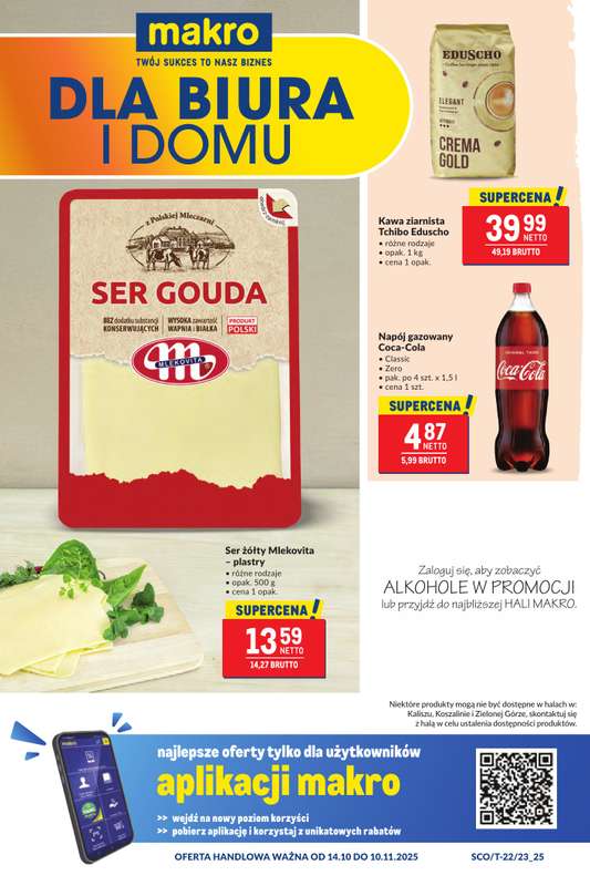 Makro - gazetka promocyjna Oferta dla biura i domu od wtorku 14.10 do poniedziałku 10.11 - strona 18