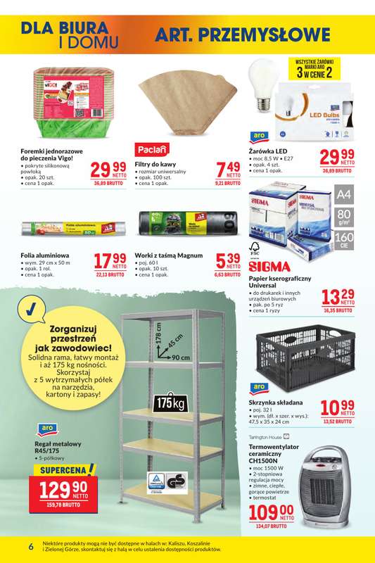 Makro - gazetka promocyjna Oferta dla biura i domu od wtorku 14.10 do poniedziałku 10.11 - strona 6