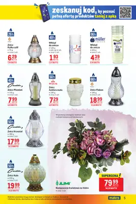 Makro - gazetka promocyjna Oferta dla biura i domu od wtorku 14.10 do poniedziałku 10.11 - strona 5 Makro - gazetka promocyjna Oferta dla biura i domu od wtorku 14.10 do poniedziałku 10.11 - strona 5