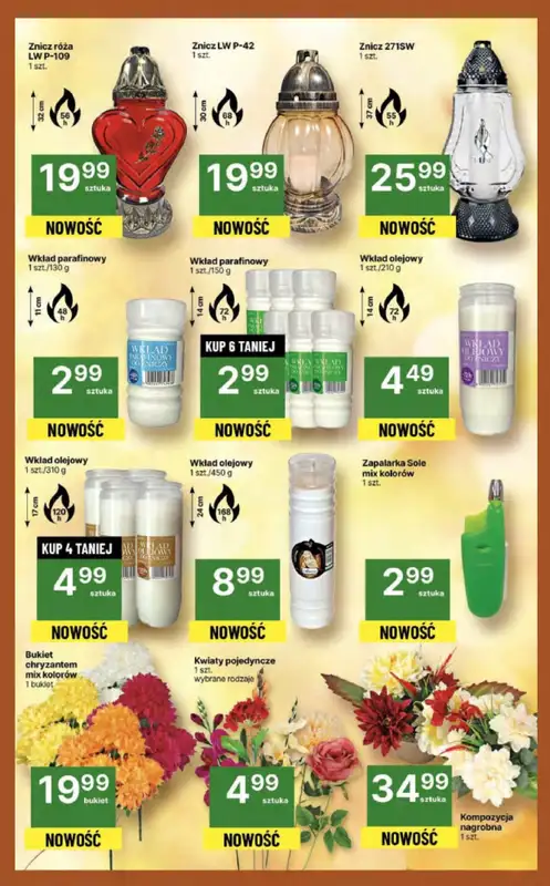 #ZNICZE - gazetka promocyjna Delikatesy Centrum | Znicze i wkłady od czwartku 09.10 do środy 15.10 - strona 2