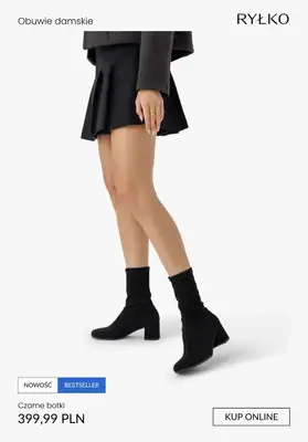 Ryłko - gazetka promocyjna Botki damskie - super oferty! od czwartku 09.10  - strona 9