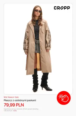 Cropp - gazetka promocyjna Mid Season Sale: dla niej od czwartku 09.10 do czwartku 30.10 - strona 2 Cropp - gazetka promocyjna Mid Season Sale: dla niej od czwartku 09.10 do czwartku 30.10 - strona 2