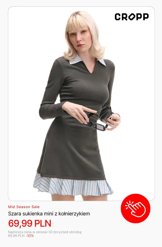 Cropp - gazetka promocyjna Mid Season Sale: dla niej od czwartku 09.10 do czwartku 30.10 - strona 7