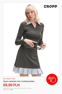 Cropp - gazetka promocyjna Mid Season Sale: dla niej od czwartku 09.10 do czwartku 30.10 - strona 7 Cropp - gazetka promocyjna Mid Season Sale: dla niej od czwartku 09.10 do czwartku 30.10 - strona 7