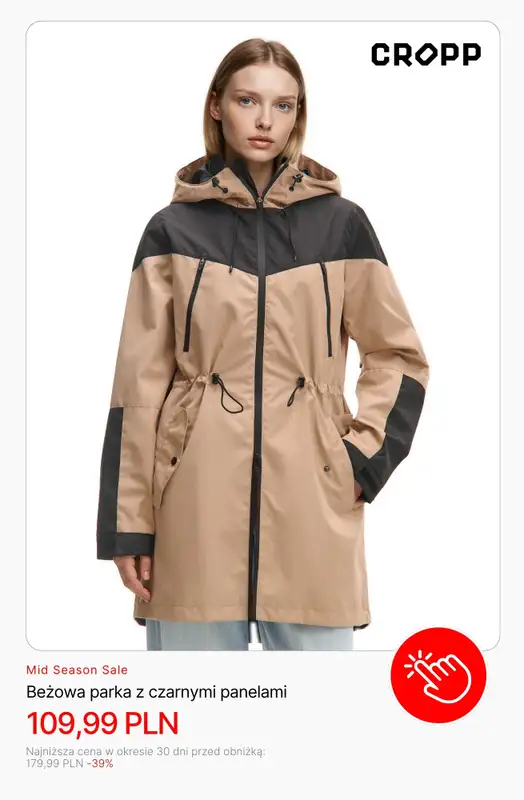 Cropp - gazetka promocyjna Mid Season Sale: dla niej od czwartku 09.10 do czwartku 30.10 - strona 8