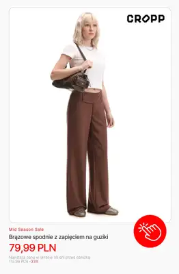 Cropp - gazetka promocyjna Mid Season Sale: dla niej od czwartku 09.10 do czwartku 30.10 - strona 6 Cropp - gazetka promocyjna Mid Season Sale: dla niej od czwartku 09.10 do czwartku 30.10 - strona 6