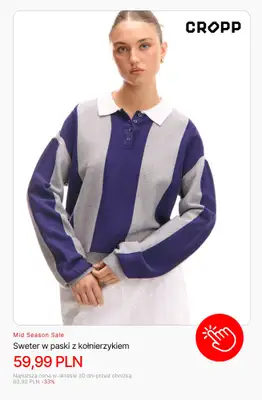 Cropp - gazetka promocyjna Mid Season Sale: dla niej od czwartku 09.10 do czwartku 30.10 - strona 5 Cropp - gazetka promocyjna Mid Season Sale: dla niej od czwartku 09.10 do czwartku 30.10 - strona 5