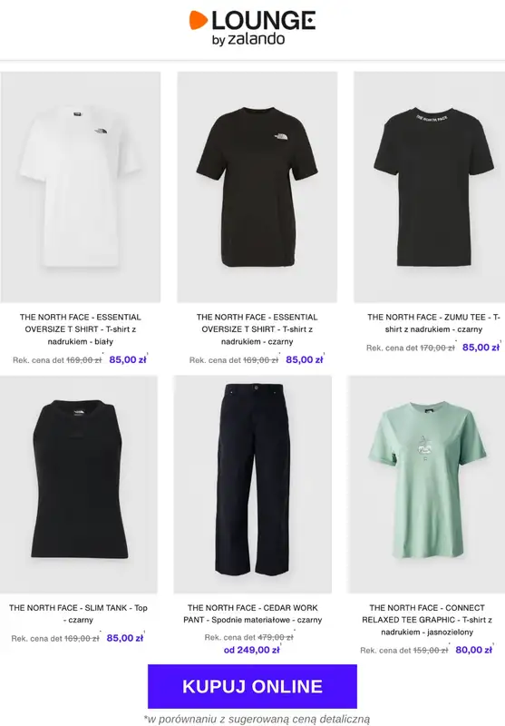 Lounge by Zalando - gazetka promocyjna Do -70% na markę The North Face od czwartku 09.10 do soboty 11.10 - strona 2