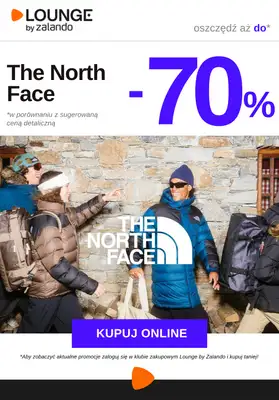 Lounge by Zalando - gazetka promocyjna Do -70% na markę The North Face od czwartku 09.10 do soboty 11.10 Lounge by Zalando - gazetka promocyjna Do -70% na markę The North Face od czwartku 09.10 do soboty 11.10
