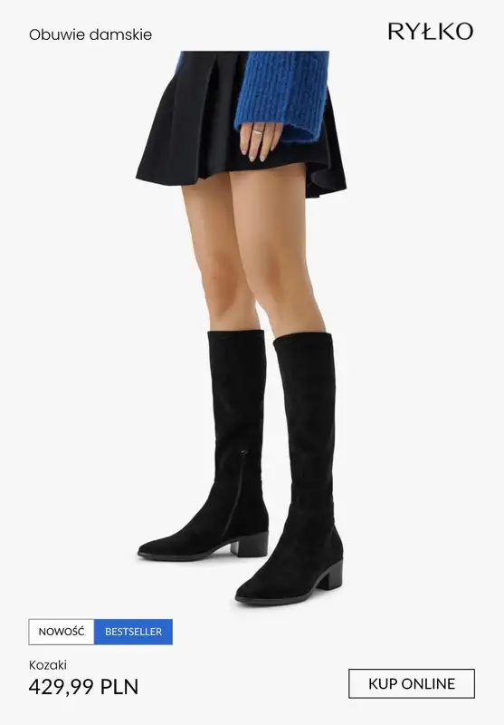 Ryłko - gazetka promocyjna KOZAKI damskie od czwartku 09.10  - strona 6