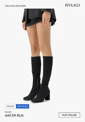 Ryłko - gazetka promocyjna KOZAKI damskie od czwartku 09.10  - strona 4