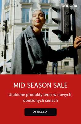 bonprix - gazetka promocyjna Mid Season Sale - nowe, obniżone ceny! od czwartku 09.10 