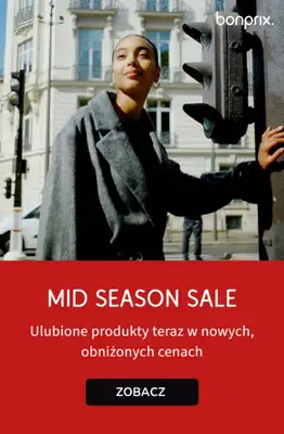 bonprix - gazetka promocyjna Mid Season Sale - nowe, obniżone ceny! od czwartku 09.10  bonprix - gazetka promocyjna Mid Season Sale - nowe, obniżone ceny! od czwartku 09.10