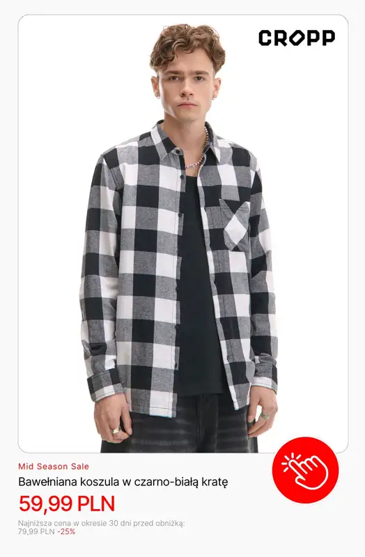 Cropp - gazetka promocyjna Mid Season Sale: dla niego od czwartku 09.10 do czwartku 30.10 - strona 4