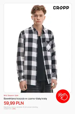 Cropp - gazetka promocyjna Mid Season Sale: dla niego od czwartku 09.10 do czwartku 30.10 - strona 4 Cropp - gazetka promocyjna Mid Season Sale: dla niego od czwartku 09.10 do czwartku 30.10 - strona 4