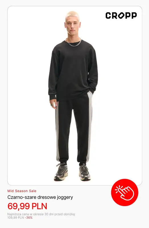 Cropp - gazetka promocyjna Mid Season Sale: dla niego od czwartku 09.10 do czwartku 30.10 - strona 9