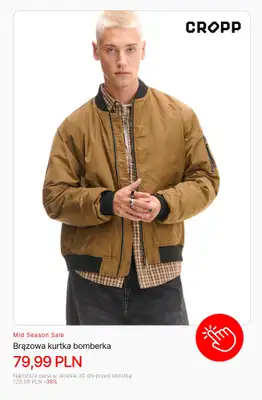 Cropp - gazetka promocyjna Mid Season Sale: dla niego od czwartku 09.10 do czwartku 30.10 - strona 5 Cropp - gazetka promocyjna Mid Season Sale: dla niego od czwartku 09.10 do czwartku 30.10 - strona 5