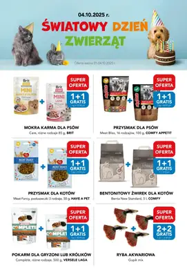 Aquael zoo - gazetka promocyjna Gazetka od czwartku 09.10 do piątku 31.10 - strona 2 Aquael zoo - gazetka promocyjna Gazetka od czwartku 09.10 do piątku 31.10 - strona 2