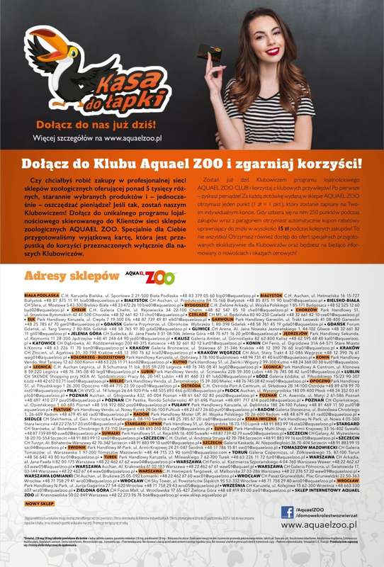 Aquael zoo - gazetka promocyjna Gazetka od czwartku 09.10 do pi膮tku 31.10 - strona 15 Aquael zoo - gazetka promocyjna Gazetka od czwartku 09.10 do pi膮tku 31.10 - strona 15