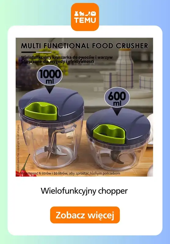 Temu - gazetka promocyjna Drobne urządzenia i akcesoria od czwartku 09.10  - strona 6