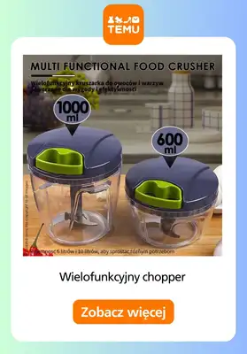 Temu - gazetka promocyjna Drobne urządzenia i akcesoria od czwartku 09.10  - strona 6 Temu - gazetka promocyjna Drobne urządzenia i akcesoria od czwartku 09.10  - strona 6