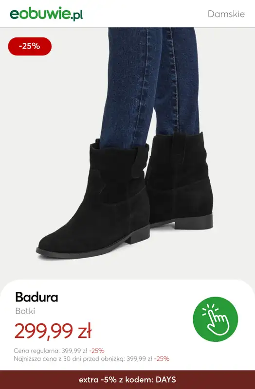 eobuwie.pl - gazetka promocyjna Do -25% na wszystko za wydane min. 369 zł od czwartku 09.10 do poniedziałku 13.10 - strona 10