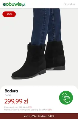 eobuwie.pl - gazetka promocyjna Do -25% na wszystko za wydane min. 369 zł od czwartku 09.10 do poniedziałku 13.10 - strona 10 eobuwie.pl - gazetka promocyjna Do -25% na wszystko za wydane min. 369 zł od czwartku 09.10 do poniedziałku 13.10 - strona 10