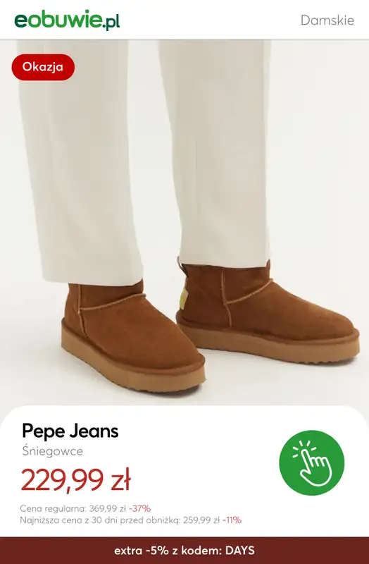 eobuwie.pl - gazetka promocyjna Do -25% na wszystko za wydane min. 369 zł od czwartku 09.10 do poniedziałku 13.10 - strona 8