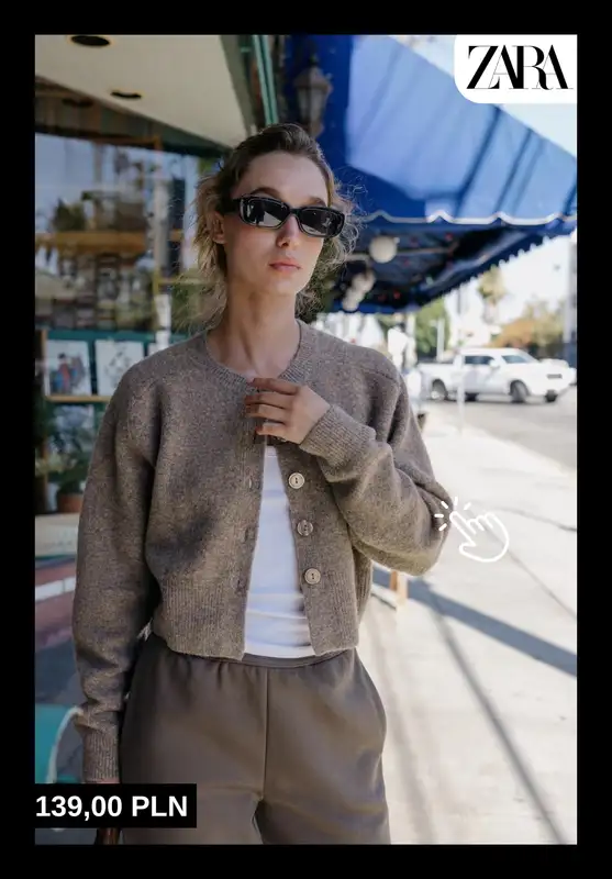 Zara - gazetka promocyjna Ciepłe i wygodne swetry dla niej od czwartku 09.10  - strona 3