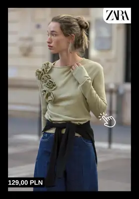 Zara - gazetka promocyjna Ciepłe i wygodne swetry dla niej od czwartku 09.10  - strona 5