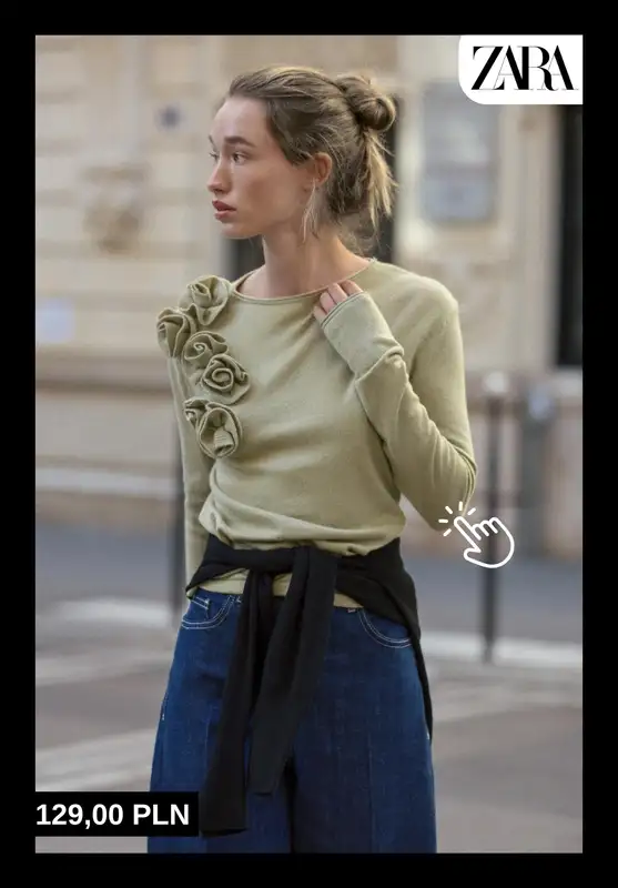 Zara - gazetka promocyjna Ciepłe i wygodne swetry dla niej od czwartku 09.10  - strona 5