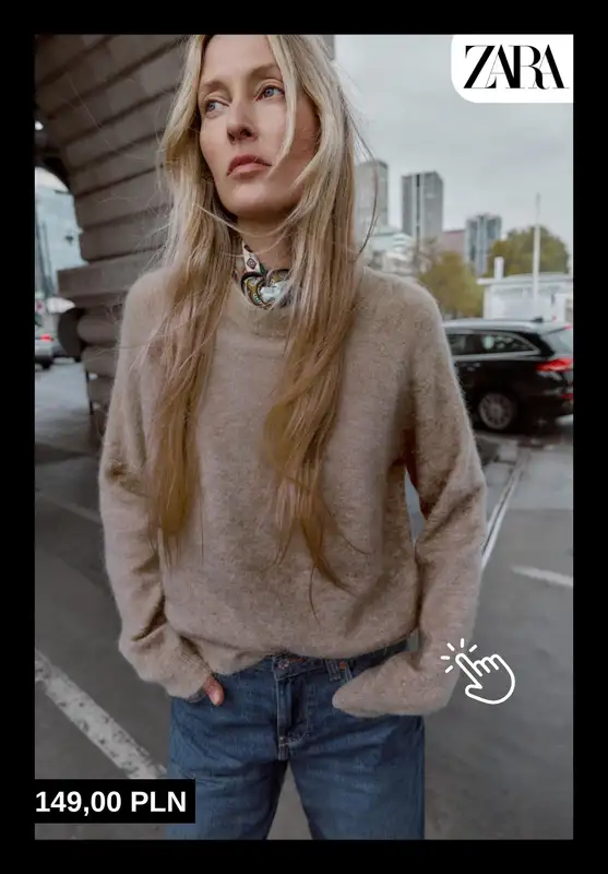 Zara - gazetka promocyjna Ciepłe i wygodne swetry dla niej od czwartku 09.10  - strona 9