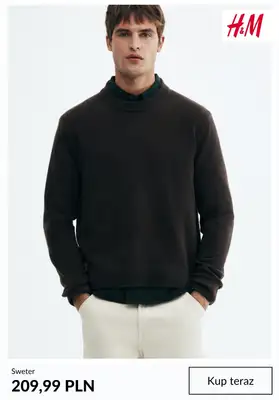 H&M - gazetka promocyjna Swetry dla niego od czwartku 09.10  - strona 5 H&M - gazetka promocyjna Swetry dla niego od czwartku 09.10  - strona 5