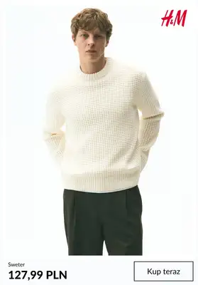 H&M - gazetka promocyjna Swetry dla niego od czwartku 09.10  - strona 6 H&M - gazetka promocyjna Swetry dla niego od czwartku 09.10  - strona 6