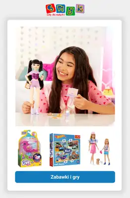 Smyk - gazetka promocyjna Dni Klubowiczów! -50% na DRUGI PRODUKT od czwartku 09.10 do poniedziałku 13.10 - strona 4 Smyk - gazetka promocyjna Dni Klubowiczów! -50% na DRUGI PRODUKT od czwartku 09.10 do poniedziałku 13.10 - strona 4