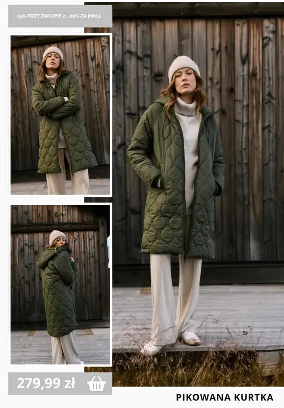 #Moda na jesień - gazetka promocyjna Moodo | Wszystko -15% przy zakupie 2 szt. lub -20% za min. 3 szt. od czwartku 09.10  - strona 7