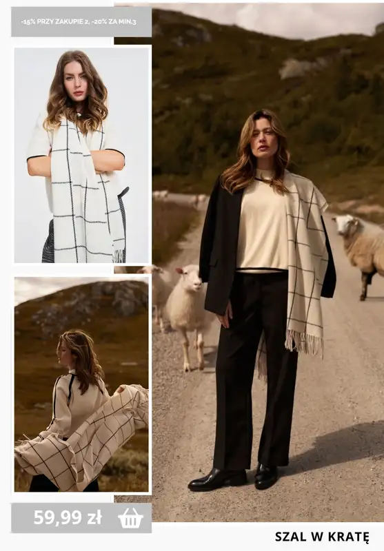 #Moda na jesień - gazetka promocyjna Moodo | Wszystko -15% przy zakupie 2 szt. lub -20% za min. 3 szt. od czwartku 09.10  - strona 5