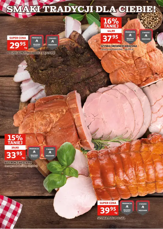 Auchan - gazetka promocyjna Gazetka Racibórz | Skarby z naszej wędzarni od środy 08.10 do wtorku 14.10 - strona 3