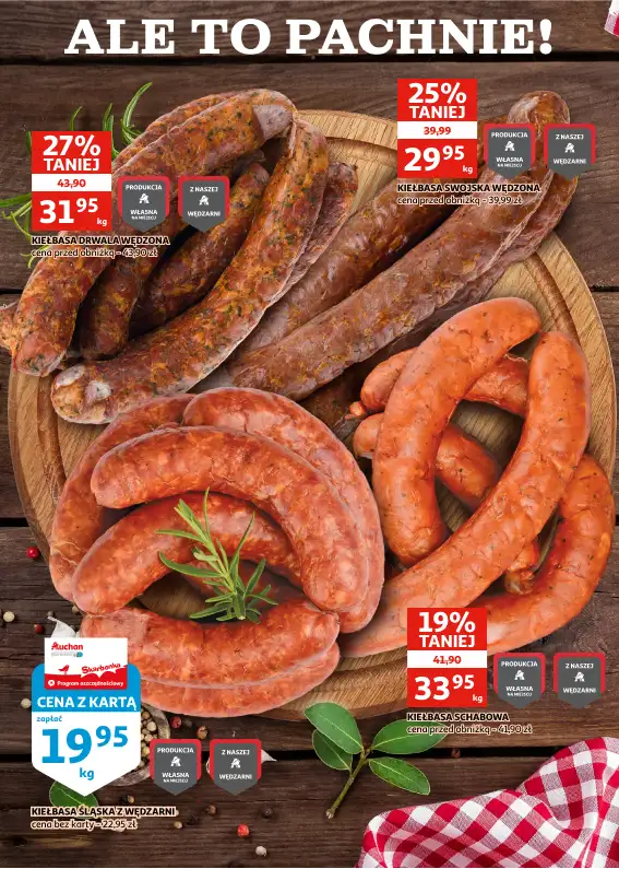 Auchan - gazetka promocyjna Gazetka Racibórz | Skarby z naszej wędzarni od środy 08.10 do wtorku 14.10 - strona 2