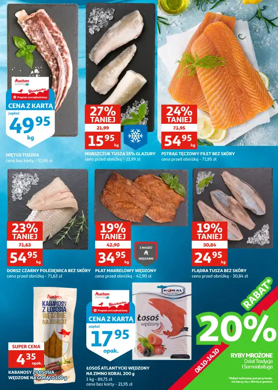Auchan - gazetka promocyjna Gazetka Racibórz | Skarby z naszej wędzarni od środy 08.10 do wtorku 14.10 - strona 9