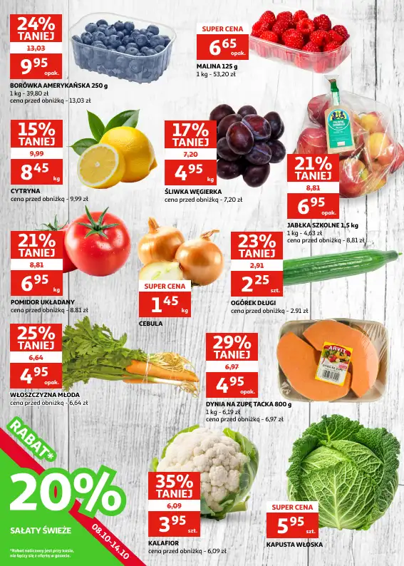 Auchan - gazetka promocyjna Gazetka Zielona Góra | Skarby z naszej wędzarni od środy 08.10 do wtorku 14.10 - strona 8