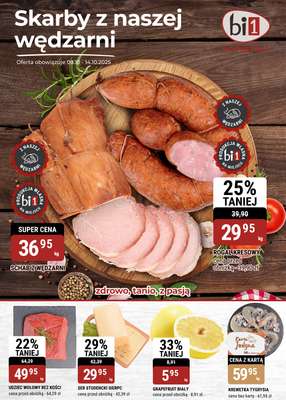bi1 - gazetka promocyjna Gazetka Białystok, Ełk, Rzeszów, Szczecin | Skarby z naszej wędzarni od środy 08.10 do wtorku 14.10