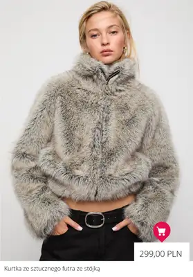 Stradivarius - gazetka promocyjna Sztuczne futra od czwartku 09.10  - strona 4