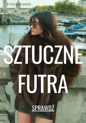 Stradivarius - gazetka promocyjna Sztuczne futra od czwartku 09.10 