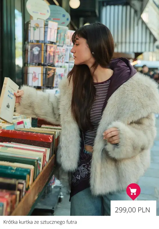 Stradivarius - gazetka promocyjna Sztuczne futra od czwartku 09.10  - strona 9