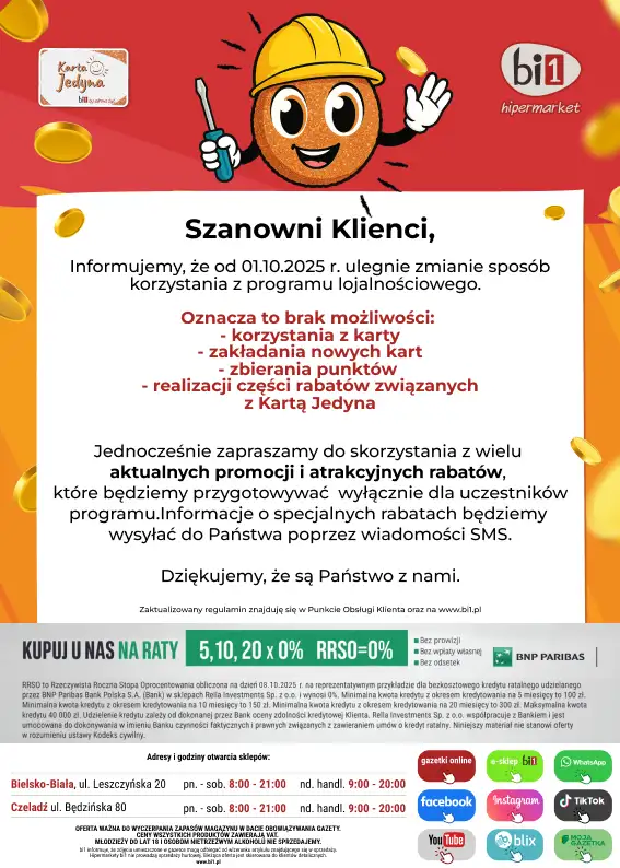 bi1 - gazetka promocyjna Gazetka Bielsko-Biała, Czeladź | Skarby z naszej wędzarni od środy 08.10 do wtorku 14.10 - strona 22